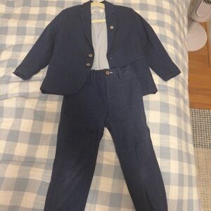 3-4T Navy Suit Set